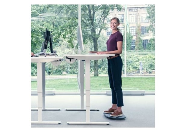 Balansbräda BackApp 360, mörkgrå