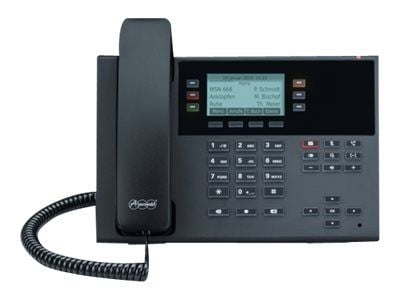 Auerswald COMfortel D-210 - VoIP-telefon med opkalds-ID - 3-veis opkaldskapasitet - SIP, RTCP, RTP, SRTP, SIPS - sorter