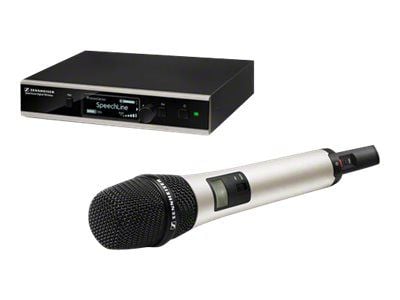 Sennheiser SL HANDHELD SET DW-3-EU R, Käsimikrofoni, Kondensaattorimikrofoni, Telineasennettava vastaanotin, Irroitettava, SMA, Sisäänrakennettu lä...