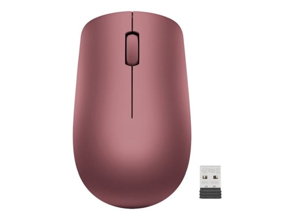 Lenovo 530, Molempikätinen, Optinen, Langaton RF, 1200 DPI, Punainen