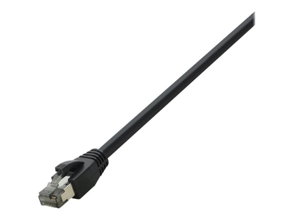 LogiLink - Koblingskabel - RJ-45 (hann) til RJ-45 (hann) - 15 m - SFTP, PiMF - CAT 8.1 - halogenfri, formstøpt, rund, uten hindringer - svart