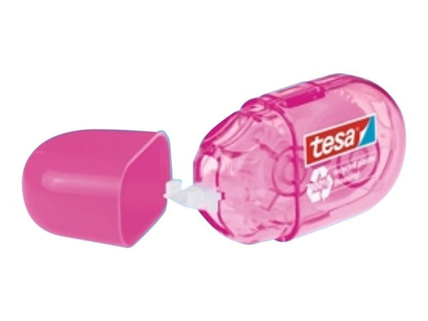 Tesa ecoLogo MINI - Retterulle - 5 mm x 6 m - plastikk - tilgjengelig i ulike farger