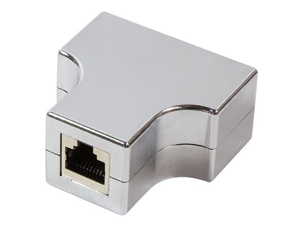 LogiLink T-Adapter - Nätverksdelare - RJ-45 (hona) till RJ-45 (hona) - skärmad
