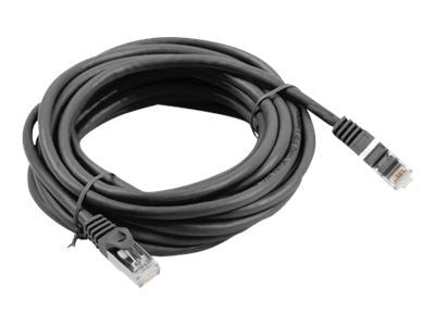 Lanberg - Koblingskabel - RJ-45 (hann) til RJ-45 (hann) - FTP - CAT 6 - formstøpt, uten hindringer, flertrådet - svart, RAL 9004