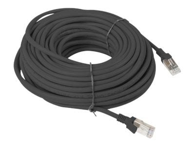 Lanberg - Koblingskabel - RJ-45 (hann) til RJ-45 (hann) - UTP - CAT 5e - flertrådet - svart, RAL 9004