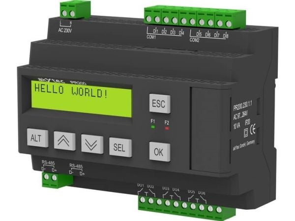akYtec PR200-230.1.1 37C056 PLC-ohjain 230 V/AC akYtec PR200-230.1.1 37C056 PLC-ohjain 230 V/AC