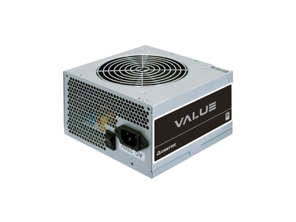 Chieftec VALUE SERIES APB-400B8 - Gamer Series - virtalähde (sisäinen) - ATX12V 2.3 - AC 230 V - 400 Watt - aktiivinen PFC - hopea