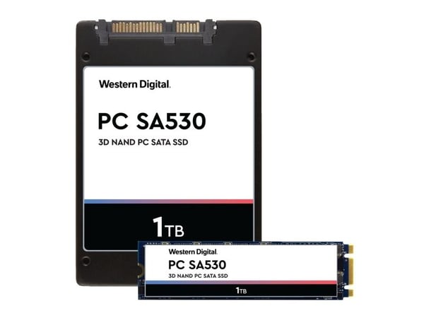 WD PC SA530 - SSD - 1 TB - intern - 2,5" - SATA 6Gb/s
