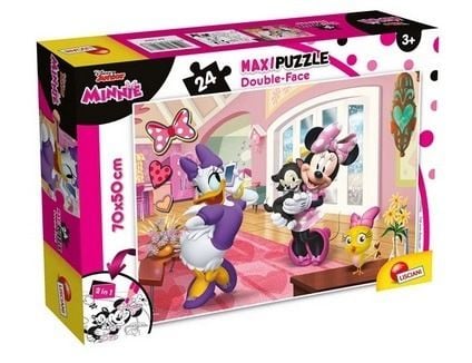 Lisciani Dobbeltsidig puslespill maxi 24 Minnie Mouse
