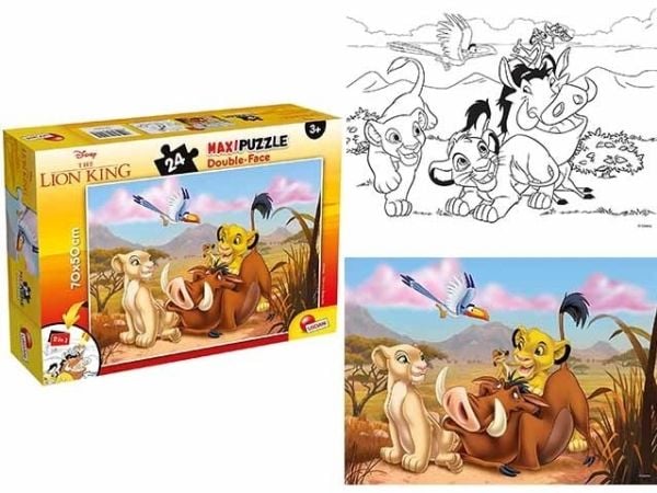 Lisciani Puzzle Df Supermaxi 24 Lion King, 3 år