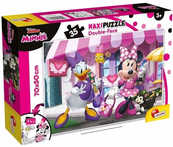 Lisciani Dobbeltsidig puslespill maxi 35 Minnie Mouse