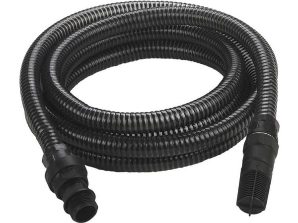 Einhell Einhell sugeslange med plast adapter 1" Ø25 mm. 4 meter sort