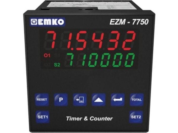 Emko EZM-7750.2.00.2.0/00.00/0.0.0.0 forhåndsteller digitalt installasjonsmåleinstrument