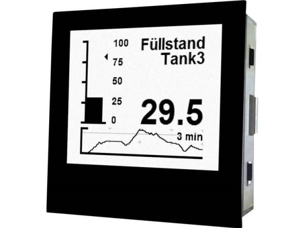 TDE Instruments Digalox DPM72-MPP-RS485 processdisplay digitalt mätdisplay för installation