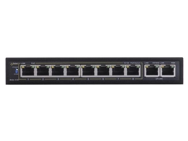 PULSAR S108-90W, Håndtert, Fast Ethernet (10/100), Strøm over Ethernet (PoE)