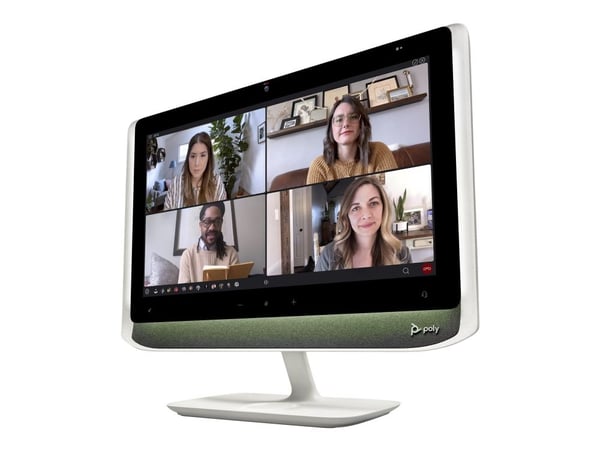 Poly Studio P21 - LCD-skjerm - 21.5" - 1920 x 1080 Full HD (1080p) - 250 cd/m² - 1000:1 - USB-C - høyttalere