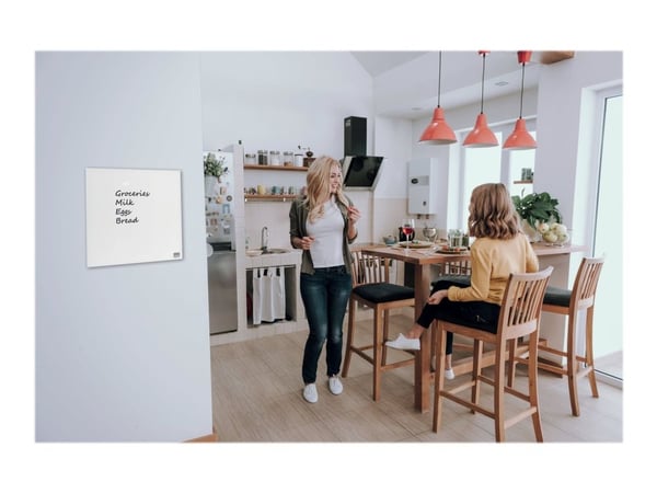 Nobo - Whiteboard - 300 x 300 mm - glass - magnetisk - hvit