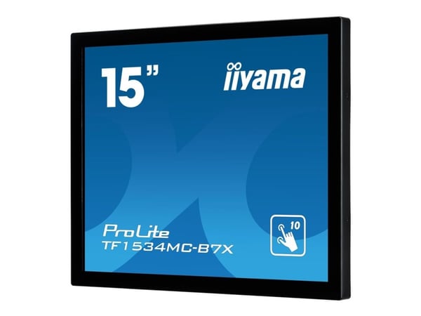 iiyama ProLite TF1534MC-B7X - LED-skjerm - 15" - åpen ramme - berøringsskjerm - 1024 x 768 - TN - 370 cd/m² - 700:1 - 8 ms - HDMI, VGA, DisplayPort...