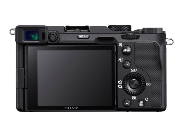Sony a7C ILCE-7CL - Digitalkamera - speilløst - 24.2 MP - Full Frame - 4K / 30 fps - 2.1optisk x-zoom 28 - 60 mm-linse - Wireless LAN, NFC, Bluetoo...
