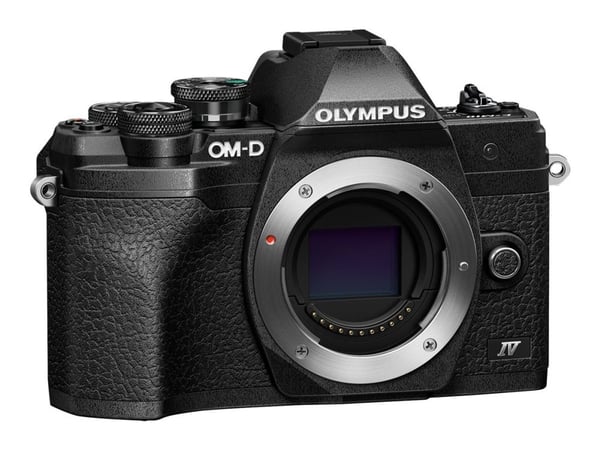 Olympus OM-D E-M10 Mark IV - Digitalkamera - speilløst - 20.3 MP - Four Thirds - 4K / 30 fps - kun hus - Wi-Fi, Bluetooth - svart