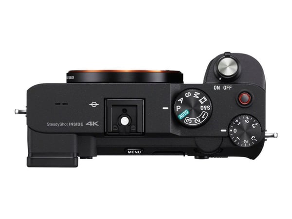 Sony a7C ILCE-7CL - Digitalkamera - speilløst - 24.2 MP - Full Frame - 4K / 30 fps - 2.1optisk x-zoom 28 - 60 mm-linse - Wireless LAN, NFC, Bluetoo...