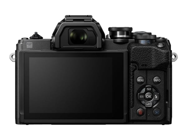 Olympus OM-D E-M10 Mark IV - Digitalkamera - speilløst - 20.3 MP - Four Thirds - 4K / 30 fps - kun hus - Wi-Fi, Bluetooth - svart