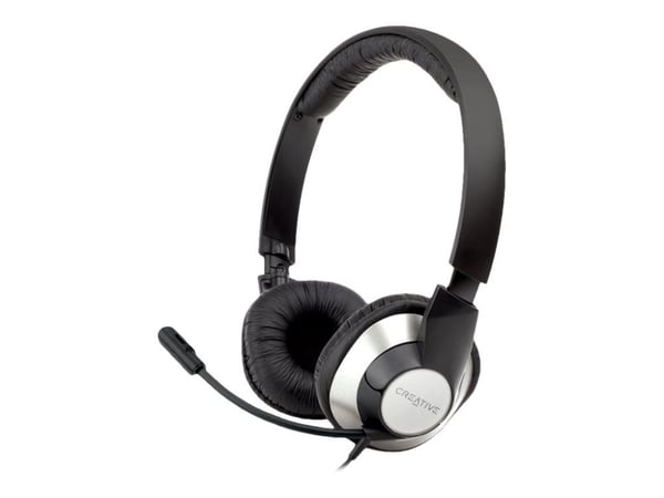 Creative Labs HS-720 V2, Langallinen, Toimisto/puhelukeskus, 20 - 20000 Hz, 135 g, Kuulokkeet, Musta