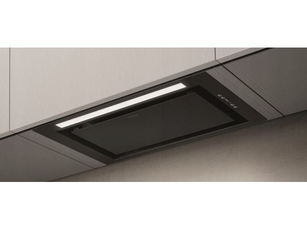 Elica Lane BL MAT/A/72 - Panser - hvelv - Nisje - bredde: 69.4 cm - dybde: 26.2 cm - ekstraksjon og resirkulasjon (-) - black soft-touch effect