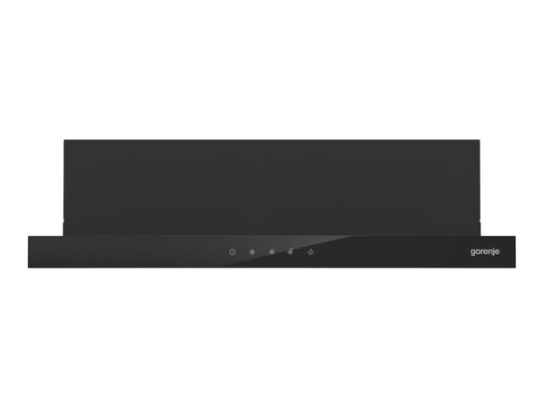 Gorenje Essential TH64E4BG - Panser - teleskopisk - bredde: 60 cm - dybde: 30.6 cm - ekstraksjon og resirkulasjon (-) - svart