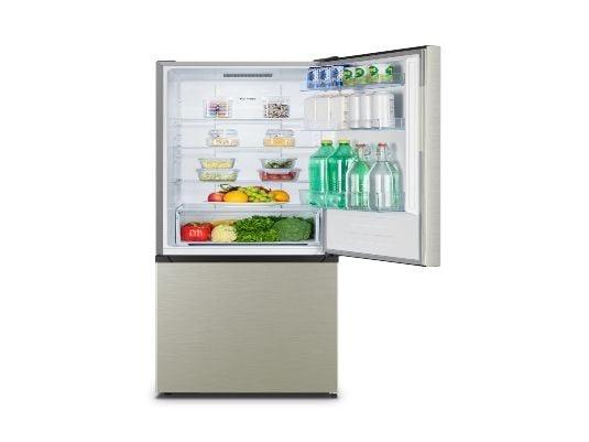 Hisense RB372N4AC2, 292 l, Ikke-frost (kjøleskap), SN-ST, 39 dB, E, Rustfritt stål