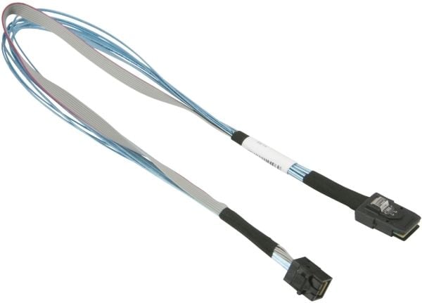 Supermicro - SAS sisäinen kaapeli - Mini SAS (SFF-8087) (han) til Mini SAS HD (SFF-8643) (han) - 50 cm - 50 cm