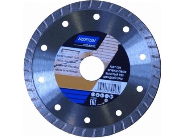 Norton Clipper diamantblad 115x22,2 mm kontinuerlig turbo til tegl (70184601278)