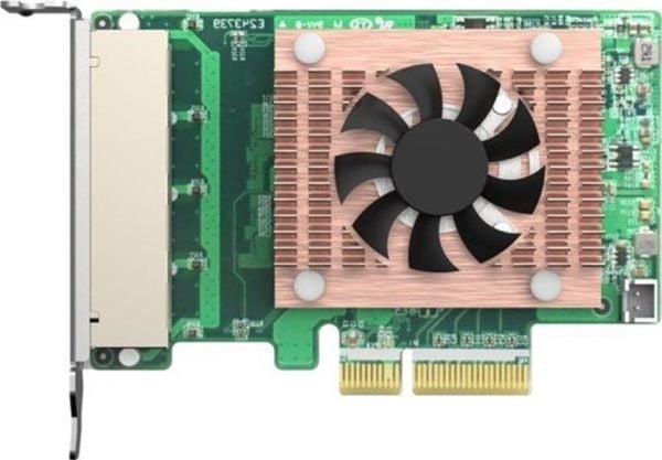 QNAP QXG-2G4T-I225 - Nettverksadapter - PCIe 2.0 x4 lav profil - 2.5GBase-T x 4 - for QNAP TDS-16489, 16489U R2, TS-1886, 251, 2888, h1277, h1283, ...