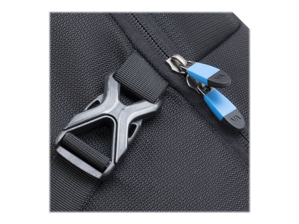 Riva Case Borneo Series 7860 - Rygsæk til notebook - 17,3" - sort, icy blue