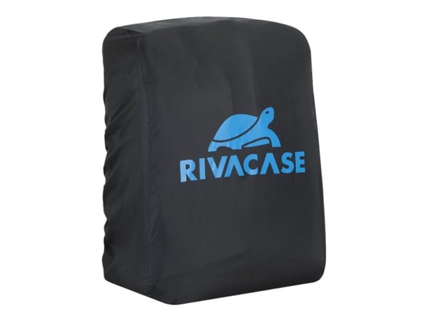 Riva Case Borneo Series 7860 - Rygsæk til notebook - 17,3" - sort, icy blue
