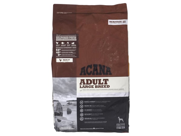 ACANA Dog Adult Suuret rodut 11,4kg ACANA Dog Adult Suuret rodut 11,4kg