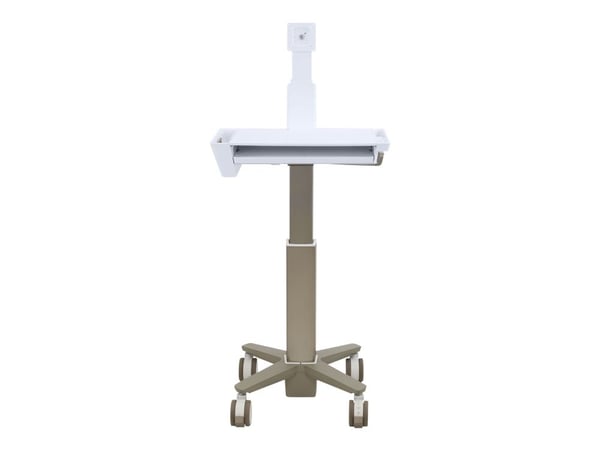 Ergotron CareFit Slim 2.0 - Vogn - lett bruk - for Alt-i-ett / LCD-skjerm - medisinsk - aluminium, kvalitetsplast, sinkplettert stål - hvit, varm g...