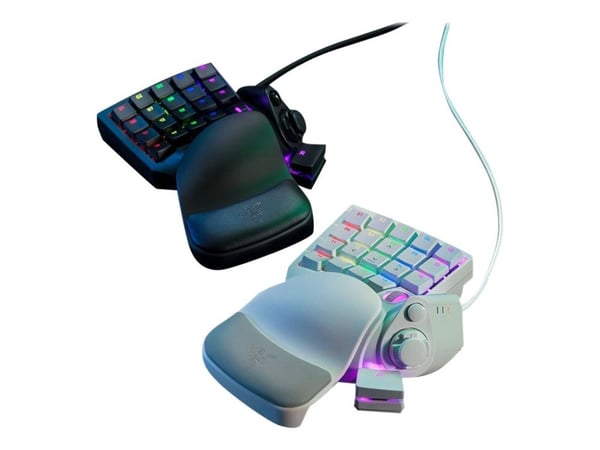 Razer Tartarus Pro - Tastegruppe - med 8-way directional thumbpad, rullehjul, keymap indicator, hyperesponse thumb button, spacebar actuator - bakg...
