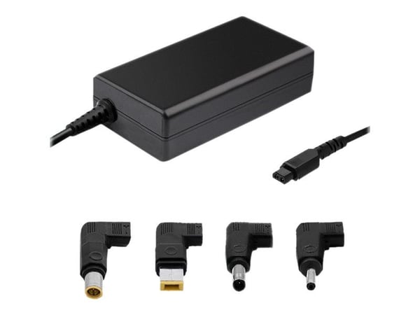 Qoltec - Strømadapter - AC 220-240 V - 65 watt - svart