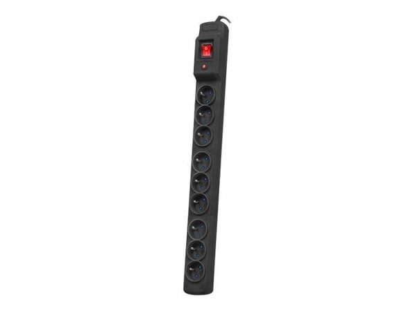 Armac Multi M9 - pistorasia - AC 230 V - 3680 Watt - tulo: Tyyppi E - lähtöliittimet: 9 (9 x tyyppi E) - 2,5 m johto - musta - musta Armac Multi M9 - pistorasia - AC 230 V - 3680 Watt - tulo: Tyyppi E - lähtöliittimet: 9 (9 x tyyppi E) - 2,5 m johto - musta - musta