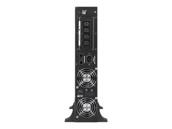Armac Rack PSW series R/1000I/PSW - UPS (rackmonterbar/ekstern) - AC 230 V - 800 watt - 1000 VA - 9 Ah - USB - utgangskontakter: 4 - 2U - 19" - svart