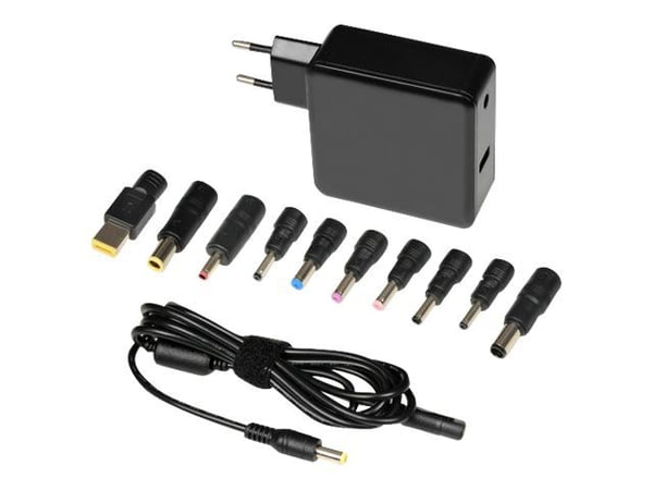 iBOX IUZ65WA - Strømadapter - AC 100-240 V - 65 watt