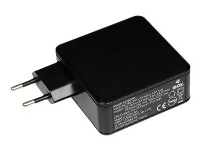 iBOX IUZ65WA - Strømadapter - AC 100-240 V - 65 watt