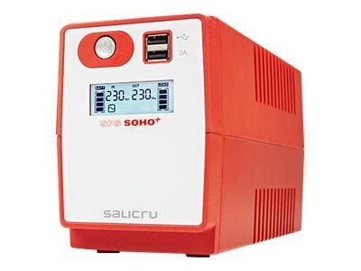 SALICRU SPS SOHO+ SPS 850 SOHO+ - UPS - AC 230 V - 480 Watt - 850 VA - USB - lähtöliitännät: 2
