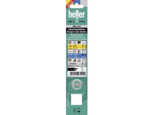 Heller 27499 9 pistosahanterää 1 sarja