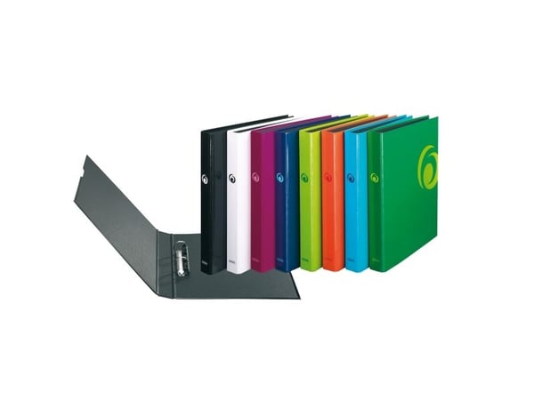 Herlitz maX.file Fresh Colour, A4, D-rengas, Pahvi, Vihreä, 2,5 cm