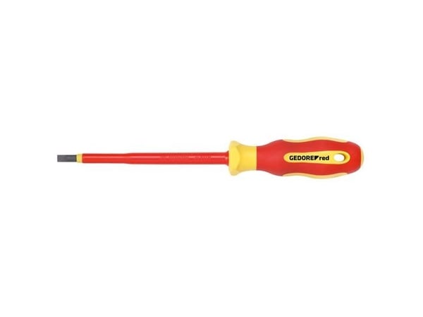 Gedore RED R39102514 spårskruvmejsel klinglängd 75 mm DIN 5264, DIN ISO 2380, DIN EN 60900