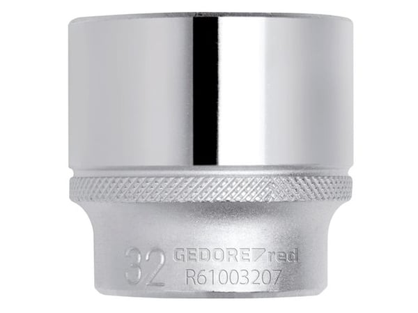 Gedore R61002406, Stikkontakt, 1/2", Metrisk, 1 hoder, 28,32 mm, Kromvanadiumstål