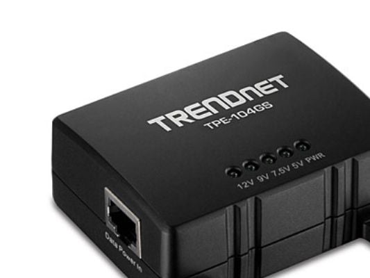 TRENDnet TPE-104GS - PoE splitter - 48 V - utgangskontakter: 1