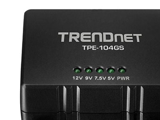 TRENDnet TPE-104GS - PoE splitter - 48 V - utgangskontakter: 1